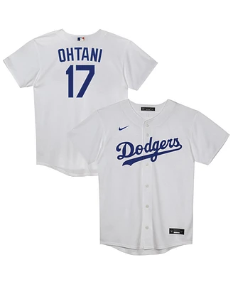 Nike Preschool Shohei Ohtani White Los Angeles Dodgers Home Replica 2.0 Player Jersey