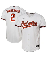 Nike Big Boy's and Girl's Gunnar Henderson White Baltimore Orioles Home Replica Player Jersey