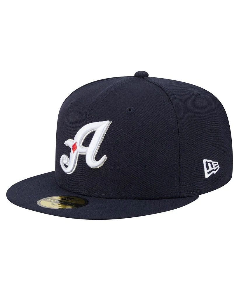 New Era Men's Navy Reno Aces Authentic Collection 59FIFTY Fitted Hat
