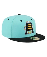 New Era Men's Black Salt Lake Bees Copa de la Diversion 59FIFTY Fitted Hat
