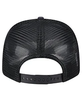 New Era Men's Black New York Yankees Adventure Drinks Pattern 9SEVENTY Stretch-Snap Hat