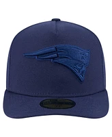 New Era Men's Navy England Patriots Color Pack A-Frame 59FIFTY Fitted Hat