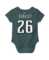 Nike Infant Saquon Barkley Midnight Green Philadelphia Eagles Player Name Number Bodysuit