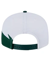 New Era Men's Green/White Athletics Jagged 9FIFTY Snapback Hat
