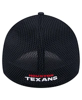 New Era Men's Navy Houston Texans Game Day Linear 39THIRTY Flex Hat