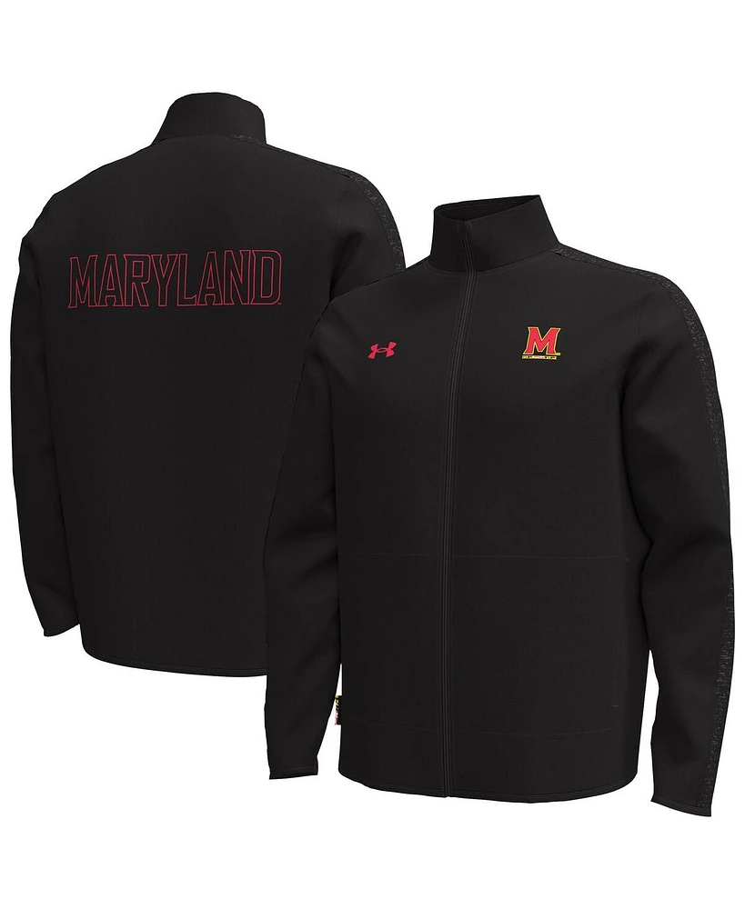 Under Armour Men's Black Maryland Terrapins Command Full-Zip Jacket