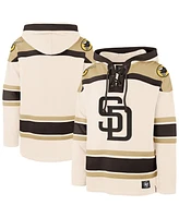 '47 Brand Men's Cream San Diego Padres Superior Lacer Pullover Hoodie