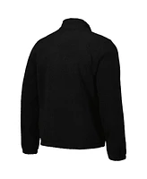 G-iii Sports by Carl Banks Men's Black Nebraska Huskers Pinch Runner Half-Zip Top