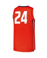 Nike Men's 24 Orange Illinois Fighting Illini Replica Basketball Jersey