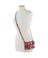 Dooney & Bourke Cincinnati Reds Top Zip Crossbody Purse