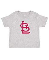 Soft as a Grape Toddler Red/Heather Gray St. Louis Cardinals Cooperstown Collection T-Shirt, Set of 2
