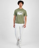 Lacoste Men's Classic-Fit Logo Crocodile Graphic T-Shirt