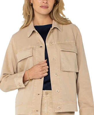 Liverpool Los Angeles Women's Twill Cargo Jacket