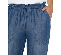 Liverpool Los Angeles Petite Wide-Leg Ankle Pants