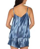 Liverpool Los Angeles Women's Printed Chambray Spaghetti-Strap Tank