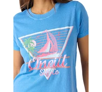 O'Neill Juniors' Sunset Seeker Graphic Print Cotton T-Shirt