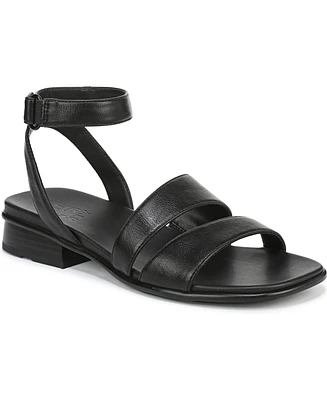 Naturalizer Women's Effie Square Toe Block Heel Flat Sandals