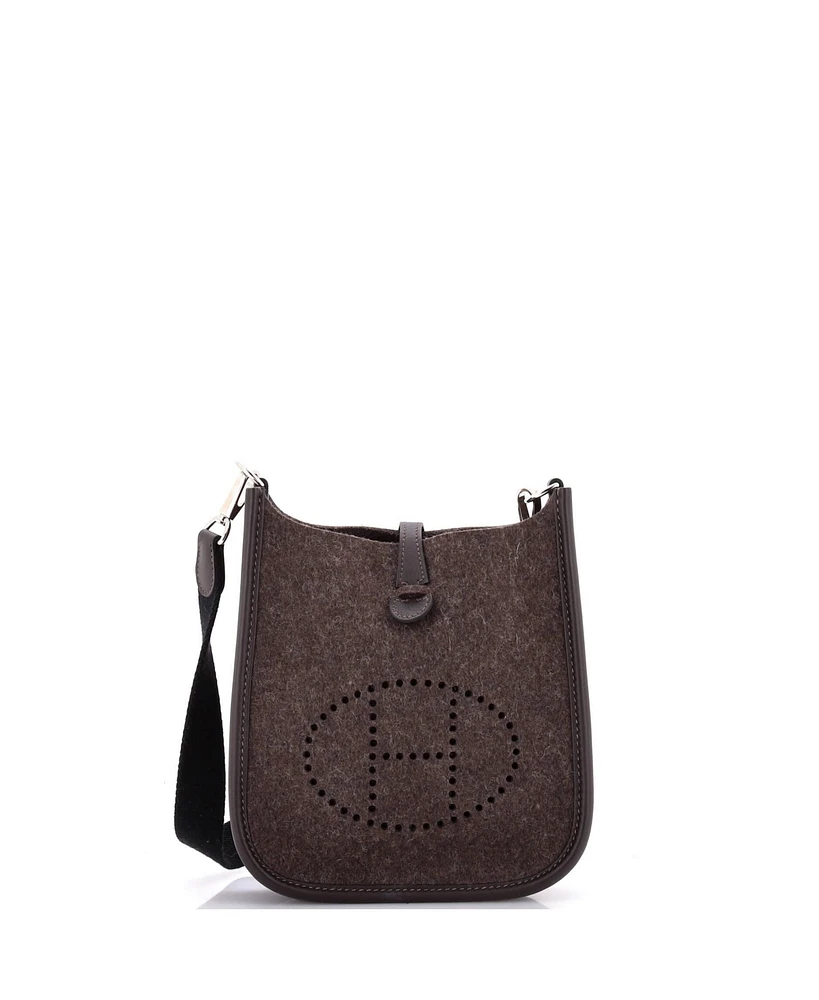 Pre-Owned Hermes Tpm Evelyne Bag Gen Iii Felt