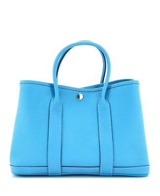 Pre-Owned Hermes 30 Garden Party Tote Leather