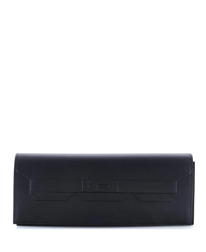 Pre-Owned Hermes Long Shadow Clutch Swift