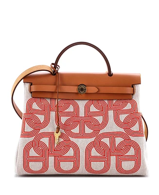 Pre-Owned Hermes 31 Herbag Zip Circuit 24 Vache Hunter and Leather