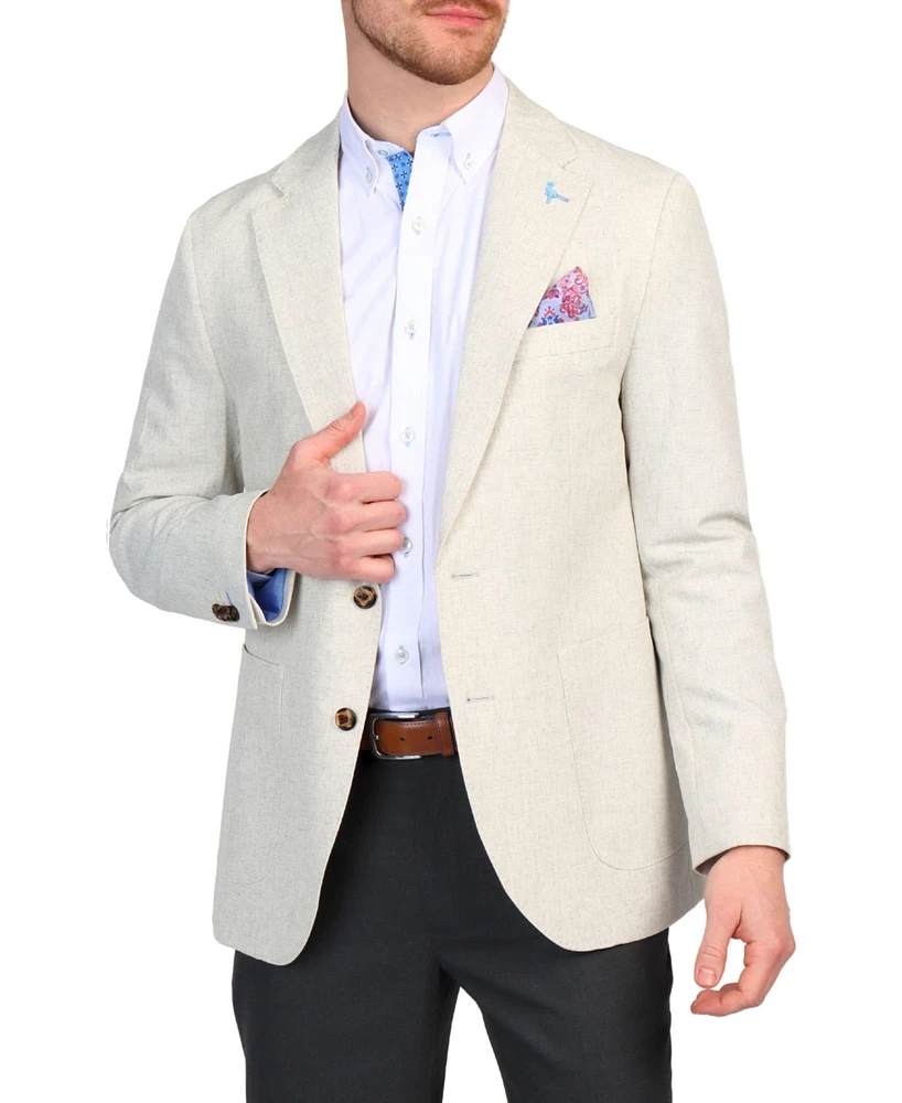 Tailorbyrd Men's Textured Linen Sportcoat