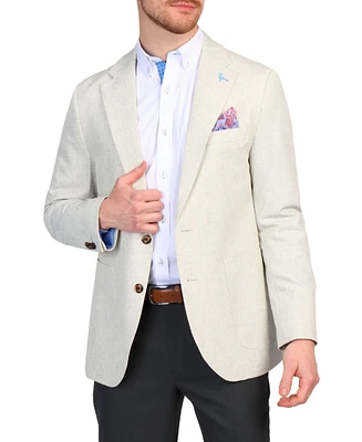 Tailorbyrd Men's Textured Linen Sportcoat