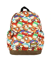 South Park Cartman Kenny Kyle Stan Aop 16" Laptop Backpack Travel School Book Bag For Daily Use