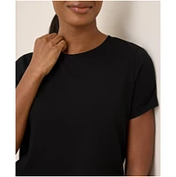 Pact Women's Organic Cotton Luxe Stretch Jersey Tee