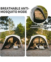 Naturehike Cloud Boundar Tent Door Curtain, Sun Shelter Accessory, Windproof & Privacy Screen for Camping Canopy Tent