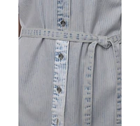 Dkny Jeans Women's Denim Self Belted Shirtdress