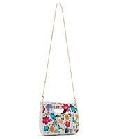 Betsey Johnson Beaded Floral Satchel Bag