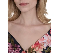 Eliza J Women's Off-The-Shoulder Floral Midi Dress