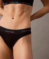 Calvin Klein Women's Icon Pride Thong Underwear QF8190