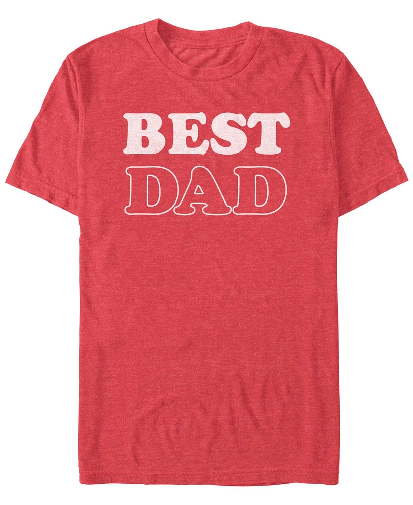 Fifth Sun Men's Best Dad Short Sleeve T-Shirt