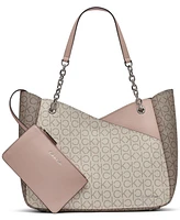 Calvin Klein Zoe Chain Large Tote Bag
