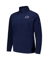 Columbia Men's Navy Penn State Nittany Lions Flanker Iii Fleece Team Full Zip Jacket