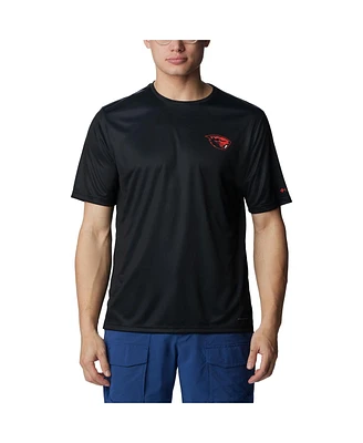 Columbia Men's Black Oregon State Beavers Terminal Tackle Badge Omni-Shade T-Shirt