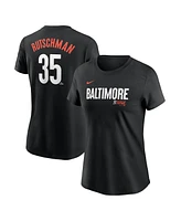 Nike Women's Adley Rutschman Black Baltimore Orioles City Connect Fuse Name Number T-Shirt