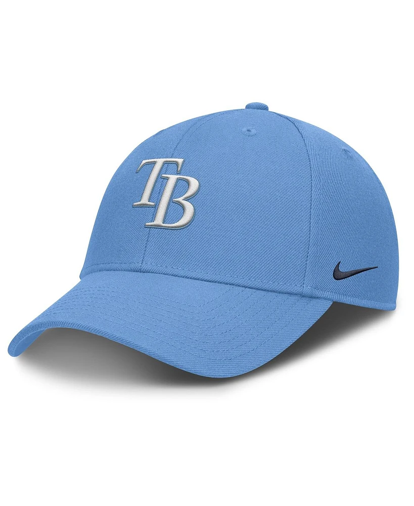 Nike Men's Light Blue Tampa Bay Rays Club Performance Adjustable Hat