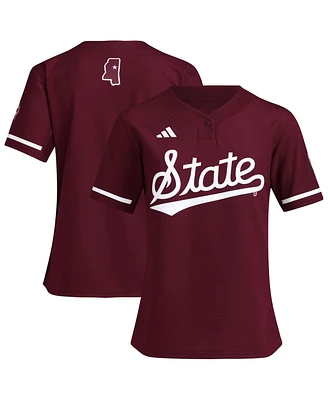 Adidas Women's Maroon Mississippi State Bulldogs Replica Softball Jersey