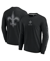 Fanatics Men's Black New Orleans Saints Elements Strive Long Sleeve T-Shirt