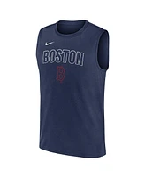 Nike Men's Navy Boston Red Sox Knockout Performance Muscle Tank Top