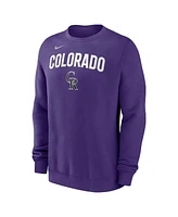 Nike Men's Purple Colorado Rockies Pullover Sweatshirt