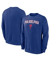 Nike Men's Royal Philadelphia Phillies Pullover Sweatshirt
