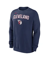 Nike Men's Navy Cleveland Guardians Pullover Sweatshirt