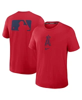 Nike Men's Red Los Angeles Angels Authentic Collection Early Work Tri-Blend Performance T-Shirt