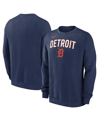 Nike Men's Navy Detroit Tigers Pullover Sweatshirt