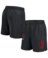 Nike Men's Black Cincinnati Reds Woven Victory Performance Shorts