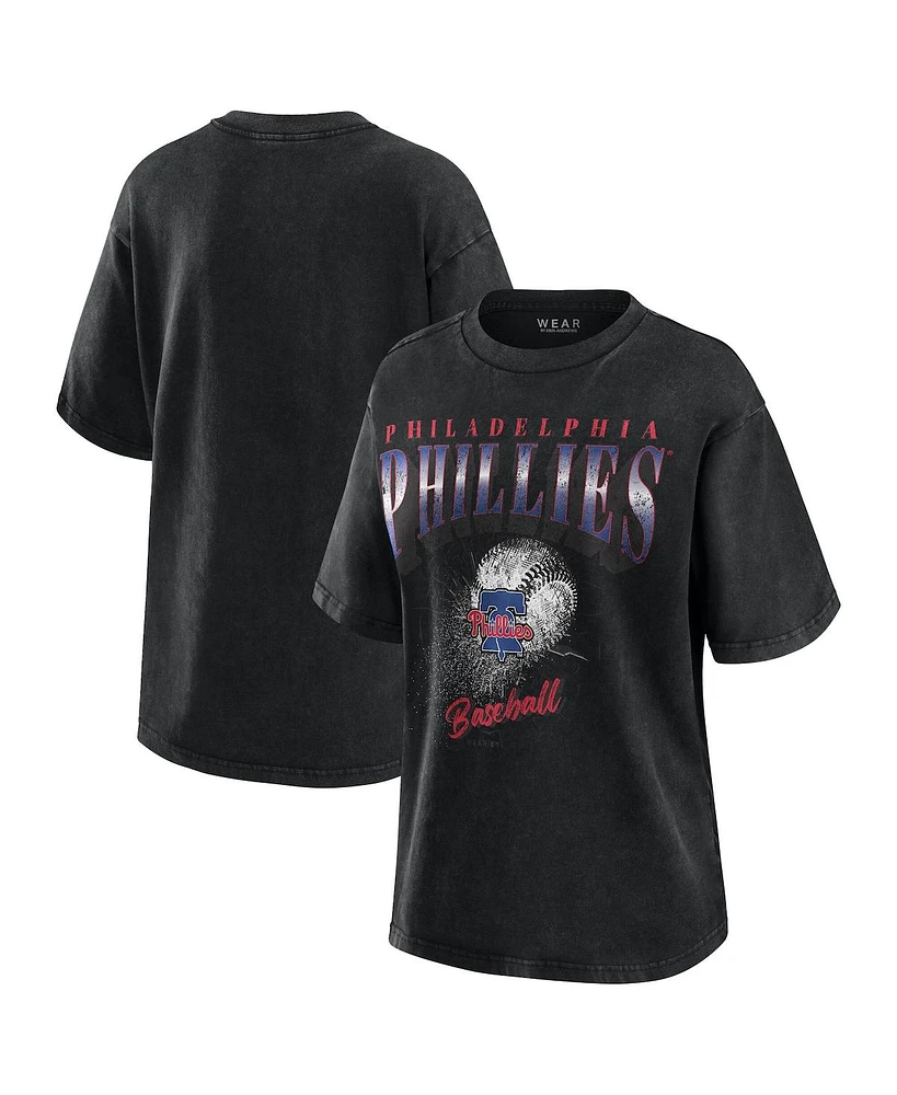 Wear by Erin Andrews Women's Charcoal Philadelphia Phillies Boyfriend T-Shirt